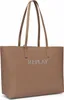 REPLAY Schultertasche Shopper Dirty Pale Beige + Black Produktbild-Vorschau 1