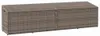 vidaXL Coffre de rangement de jardin Gris 220x50x58 cm Poly Voir les images du produit 8