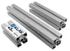 KLAK 45 - Aluprofil 45x45mm Nut 10 Aluminium Systemprofil Produktbild-Vorschau 1
