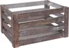 A wooden crate with a rustic, shabby chic finish. Náhled obrázku produktu