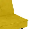 Schlafsofa mit Getränkehaltern Gelb Samt Produktbild-Vorschau 9