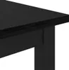 vidaXL Černý dubový stůl 100 x 50 x 76,5 cm Náhled obrázku produktu 4
