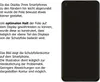 Text explaining the design and purpose of a smartphone screen protector, alongside an illustration of a smartphone. Produktbild-Vorschau