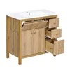 Meuble sous-vasque Merax, 91 cm, armoire de salle de bain Voir les images du produit 14