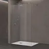 doporro Paroi de Douche à L'italienne Transparent 140cm Voir les images du produit 1