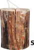 A close-up of a wooden log with a split down the middle and a string attached to the top. Produktbild-Vorschau