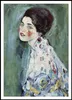 Plakat 70x100cm Portrait of a Lady, Gustaw Klimt Vintage do Podgląd zdjęcia produktu 2