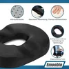 Collage of product images and feature callouts for a seat cushion. Produktbild-Vorschau