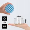 Malé zavařovací sklenice KADAX 250 ml, sklenice na džem s Náhled obrázku produktu 3