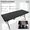 IvoQ Tavolo pieghevole – 180 cm – look rattan – nero – Anteprima dell’immagine prodotto 5