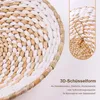 9 Stück Boho-Wandkorb-Set,Wandregal, Seegras, Rattan, Produktbild-Vorschau 3