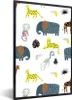 MuchoWow® MuchoWow® Gerahmtes Poster Tiere - Elefant - Affe Produktbild-Vorschau 1