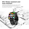 A smartwatch is shown partially submerged in water, highlighting its water-resistant feature. Náhled obrázku produktu