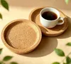 Sada 10 podšálok z korku, okrúhle podšálky s vyvýšeným Náhľad obrázku produktu 4