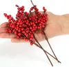 com-four® 25x Streudeko, dekorative Zweige mit Beeren, Produktbild-Vorschau 5