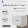 RODAN | Kupelnova Skrinka - 80 CM - Biely Matný - MDF - 2 Náhľad obrázku produktu 2