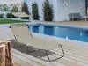 Klappbare Sonnenliege "Lazy" - Mit Sonnenschutz - Taupe Produktbild-Vorschau 2