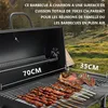 TEENO Chariot à Barbecue de Bois,Grill XXL à Charbon avec Voir les images du produit 6