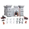 Kleine Ritterburg mit Rittern & Zubehör Burg Spielset Produktbild-Vorschau 1