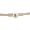 A close-up of a beige circular object with a white connector in the center, isolated on a white background. Produktbild-Vorschau