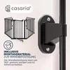 CASARIA Kaminschutzgitter Baby mit Sicherheitstür Metall 2x Produktbild-Vorschau 9