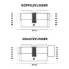 BAUSTER® Schließzylinder Nikiel 25/40, Zylinderschloss, Produktbild-Vorschau 12