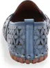Gemini Damen Slipper Leder Mokassin floral Blumen Cutouts Produktbild-Vorschau 13