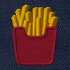 Spreadshirt Stickmotiv Pommes in Rotem Fizzer Beutel Kinder Produktbild-Vorschau 2