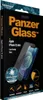A product box for a PanzerGlass screen protector for an iPhone 12 mini. Voir les images du produit