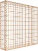 Rostige Gabione 100 cm x 100 cm x 20 cm (L x H x T), Produktbild-Vorschau 1