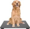 A golden retriever dog sitting on a digital scale. Podgląd zdjęcia produktu