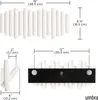 Umbra Picket Wandgarderobe mit 5 Haken White Produktbild-Vorschau 7