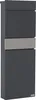 A standalone, modern mailbox with a newspaper compartment. Voir les images du produit