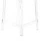 BELIANI Set aus 2 Barhockern Transparenter Kunststoff 99 cm Produktbild-Vorschau 9