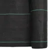 vidaXL Unkrautmembran Schwarz 1,5 x 100 m PP Produktbild-Vorschau 5