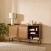 Sideboard mit 2 Türen und 2 Schubladen, mit Rattanfronten, Produktbild-Vorschau 3