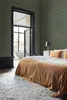 ESTAhome carta da parati art deco verde scuro e oro 53 cm x Anteprima dell’immagine prodotto 5