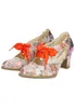 Laura Vita Damen Pumps Cut-Outs Schnürung Elcodieo 0422, Produktbild-Vorschau 10