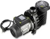 A black and silver water pump with a power cord and plug, set against a white background. Produktbild-Vorschau