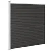 vidaXL Zahradní plot WPC 175x186 cm šedý Náhled obrázku produktu 1