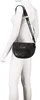 A mannequin wearing a black quilted handbag with a black strap with the word VALENTINO printed on it. Anteprima dell’immagine prodotto