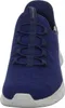 A close-up, front-facing view of a blue athletic shoe. Produktbild-Vorschau
