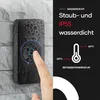 SAVS Funk-Türklingel mit 1 Empfänger - Schwarz - Reichweite Produktbild-Vorschau 6