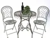 DanDiBo Seating Group Iron Garden Antique Bistro Set Malega Náhled obrázku produktu 1