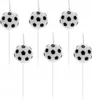 Candele di compleanno calcio 2,5 cm, set di 6 palline Anteprima dell’immagine prodotto 5