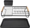 Suszarka na naczynia czarna RADKA 43x23,5x9,5 cm Podgląd zdjęcia produktu 11