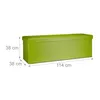 Panchina pieghevole Relaxdays, HxLxP 38 x 114 x 38 cm, Anteprima dell’immagine prodotto 3