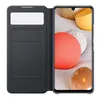 A black flip case for a Samsung Galaxy A42 phone, shown open. Podgląd zdjęcia produktu