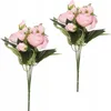 Camerazar Bouquet decorativo artificiale Peonia, rosa, 1pc Anteprima dell’immagine prodotto 4