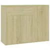 vidaXL Credenza rovere Sonoma 88x30x70 cm materiale a base Anteprima dell’immagine prodotto 9